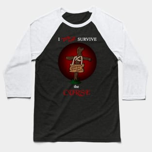 I did not survive the Curse - vampire white Baseball T-Shirt